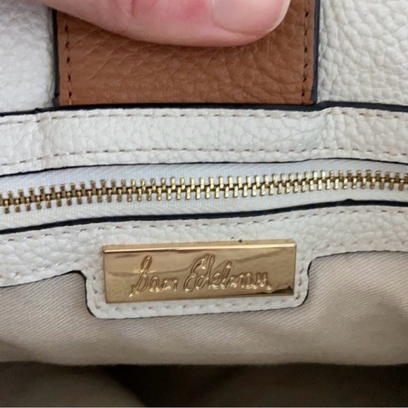 Sam Edelman - black and cream color block bag - Picture 6 of 14